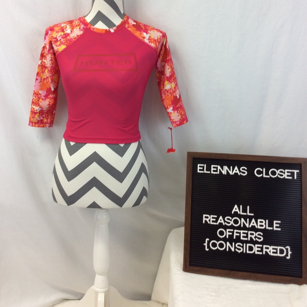 Hunter Girl’s Rash Guard Size 5T NWT